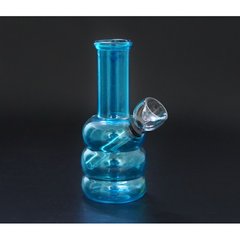 Бонг скляний PGWP-2121 7,5*5*12,5 см. Блакитний, K89010209O1807715559 - фото товару