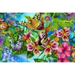 Алмазна мозаїка 30*40см "Метелики" рулон у PVC (без підрам), K2755084OO60145_ - фото товару