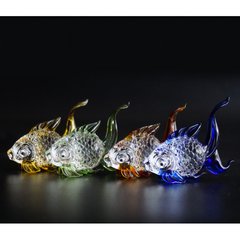 Набір чотири рибки кольорове скло 8*2,3*7 см., K89190102O1716567060 - фото товару