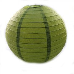 Фонарь зеленый бумажный (d-40 см), K328801C - фото товару