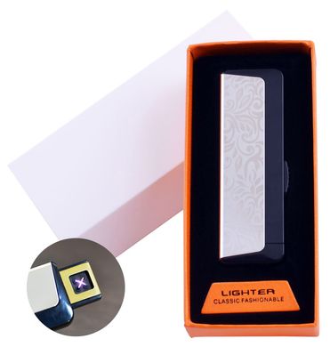 Электроимпульсная зажигалка в подарочной упаковке Абстракция (Двойная молния, USB) №HL-61-1, №HL-61-1 - фото товара
