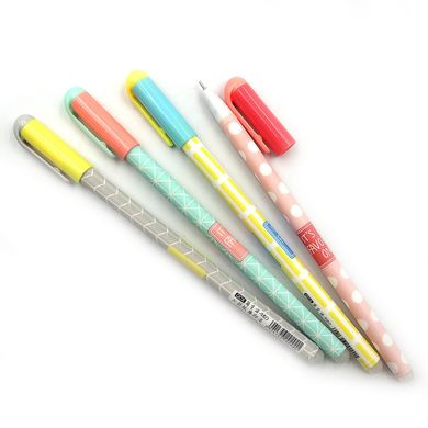 Ручка стираемая "Геометрия" синяя, PVC бокс, mix, 12шт/этик., K2745422OO9236DSCN - фото товара