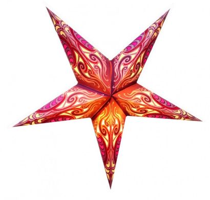 Светильник Звезда картонная 5 лучей PINK OCTOPUS, K89050051O1137471859 - фото товара