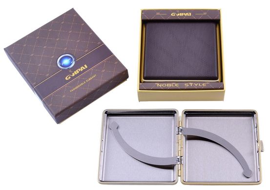 Портсигар в подарочной упаковке GVIPAI (Кожа, на 20 шт) №XT-4986-4, №XT-4986-4 - фото товара