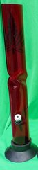 Бонг акрил розписного, червоний (40 см), GBR40-12 - фото товару
