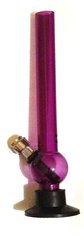 Бонг акрил, фіолетовий (19 см), G19-f - фото товару