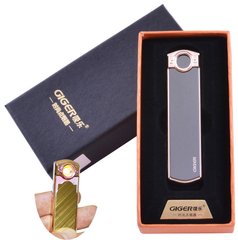 USB запальничка в подарунковій упаковці Lighter (Спіраль розжарювання) №HL-60 Black, №HL-60 Black - фото товару