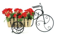 Кованая подставка для цветов Кантри "Велосипед малый 1", V1MK - фото товару