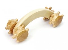 Массажер деревянный "4 колеса на ручке", K89020025O1137470505 - фото товара