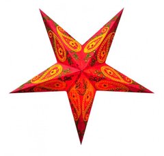 Светильник Звезда картонная 5 лучей RED WOOL EMBD., K89050109O1137471958 - фото товара
