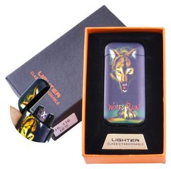 Електроімпульсна запальничка в подарунковій коробці Wolfs Rain №HL-116-3, №HL-116-3 - фото товару