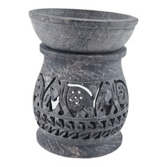 Аромалампа з мильного каменю "Слонова мудрість" (11,4х9х9 см), K335121A - фото товару