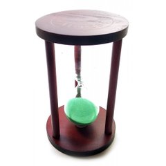 Часы песочные 15 мин зеленый песок(14,5х9х9 см), K332213C - фото товара
