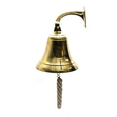Дзвін ринда бронзова хром (d-18 см h-23 см)(7")(1375 гр.), K332485 - фото товару