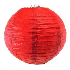 Ліхтар паперовий червоний (d-20 см), K327813A - фото товару