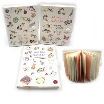 Блокнот на кнопці "Wow cash" комбінов. внутр блок, 17х12,5см, 128Р, mix3, 1шт/етик., K2747481OO9241DSCN - фото товару