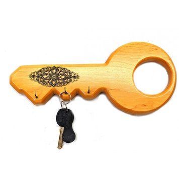Ключница "Ключик" деревянная (27х12х2 см)A, K332998A - фото товара