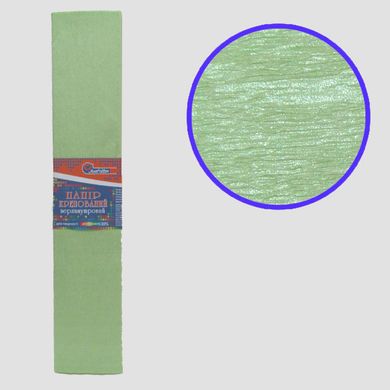 Креп-бумага 30%, перламутровый зеленый 50*200см, 20г/м2, K2731524OO80102KRPL - фото товара
