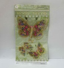 Наклейки кімната декор 3D "Метелики розписні", K2723898OO11660N - фото товару