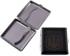 Портсигар на 20 сигарет Герб Украины HL-156-1, HL-156-1 - фото товара