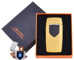 USB запальничка в подарунковій упаковці Lighter (Спіраль розжарювання) №HL-57 Gold, №HL-57 Gold - фото товару