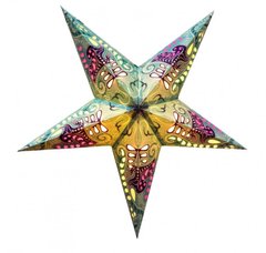 Светильник Звезда картонная 5 лучей GREEN SHIVA, K89050052O1137471860 - фото товару