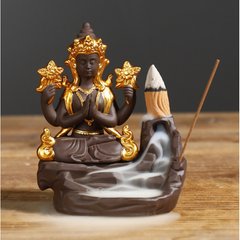 Подставка для благовоний "Жидкий дым" керамика "Авалокитешвара" 10*6*12см., K89150320O1849176089 - фото товара