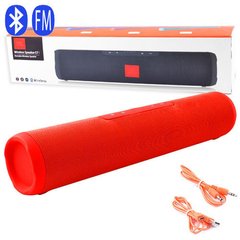 Bluetooth-колонка E7, speakerphone, радио, red, 7755 - фото товару