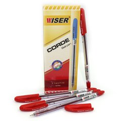 Ручка масляна Wiser "Corde" 0,7 мм червона, K2734142OOcorde-rd - фото товару