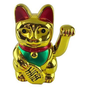 Кошка Манэки-нэко машущая лапой ( 20,5х 14,5х 12 см), K335166 - фото товара