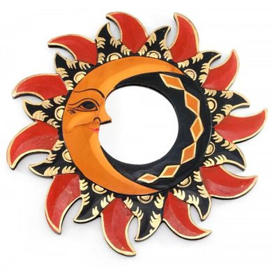 Дзеркало мозаїчне "Сонце і Місяць" (d-30 см), K330601 - фото товару