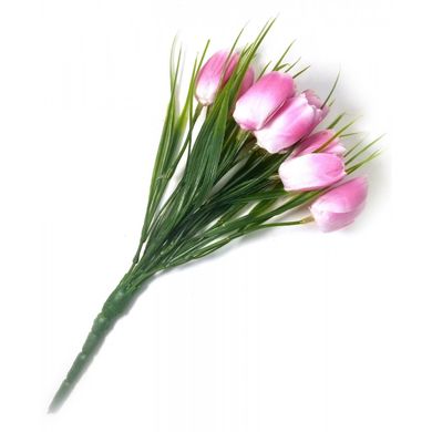 Тюльпаны розовые букет (25 см), K326585K - фото товара