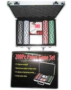 Игра настольная "Poker" в металлическом чемодане, G03544 - фото товара