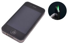 Запальничка подарункова IPhone (Турбо полум'я) №4107 Black, №4107 Black - фото товару