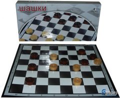 Настільна гра Шашки (37х37 см) X4817, X4817 - фото товару