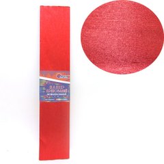 Креп-папір 30%, металік червоний 50*200см, 60г/м2, K2737381OO30-8062KRM - фото товару