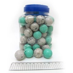 Куля стрибун "З точками" 3,2 см в банку, mix, K2735357OO9040-3.2 - фото товару
