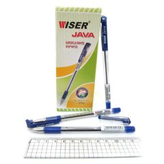 Ручка масляна Wiser "Java" 0,7 мм з грипом синя, K2734135OOjava-bl - фото товару