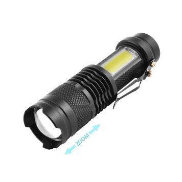 Фонарь Police 525/8468-XPE+COB, Li-Ion аккум., zoom, ЗУ microUSB, Box, 6045 - фото товара