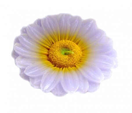 Свеча - цветок "Сиреневая маргаритка", K89060115O362833399 - фото товара