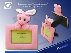 Фоторамка-мех. "Розовый кролик", 10х15см /1 /0 /120, K2701518OO12374 - фото товара