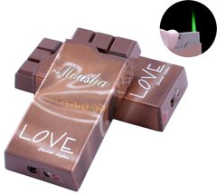 Запальничка кишенькова Шоколад Love (звичайне полум'я) №2376-1, №2376-1 - фото товару