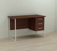 Письмовий стіл Ferrum Гаррі 75x140x60 білий ДСП Венге 16мм, GARI085 - фото товару