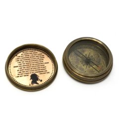 Компас "Sherlock Holmes" бронза (d-6,h-2 см), K329288 - фото товару