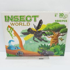 Конструктор пластик 3D "Мир насекомых" 1600д, K2721922OO1389 - фото товара