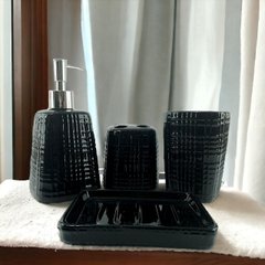 Набір для ванної кімнати чорний, K335100 - фото товару