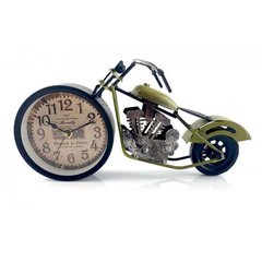Годинник настільний "Мотоцикл" зелений (28х15х7,5 см), K332191B - фото товару
