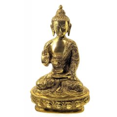 Будда в позе лотоса бронзовый (27х15х10 см) (2590 г), K333966 - фото товара