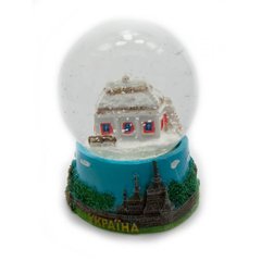 Куля зі снігом "Україна" (8,5х7х7 см), K325285 - фото товару