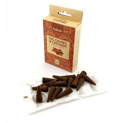 Nag Champa & Cinnamon Incense Cones (Наг Чампа та Кориця) (Tulasi) Конуси, K334424 - фото товару